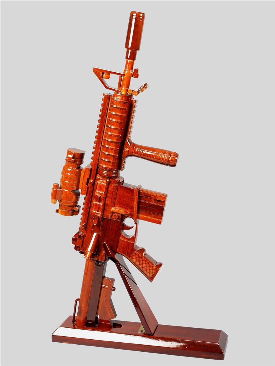 M-4 CARBINE GUN (FULL SCALE)Vietnamwoodmodel
