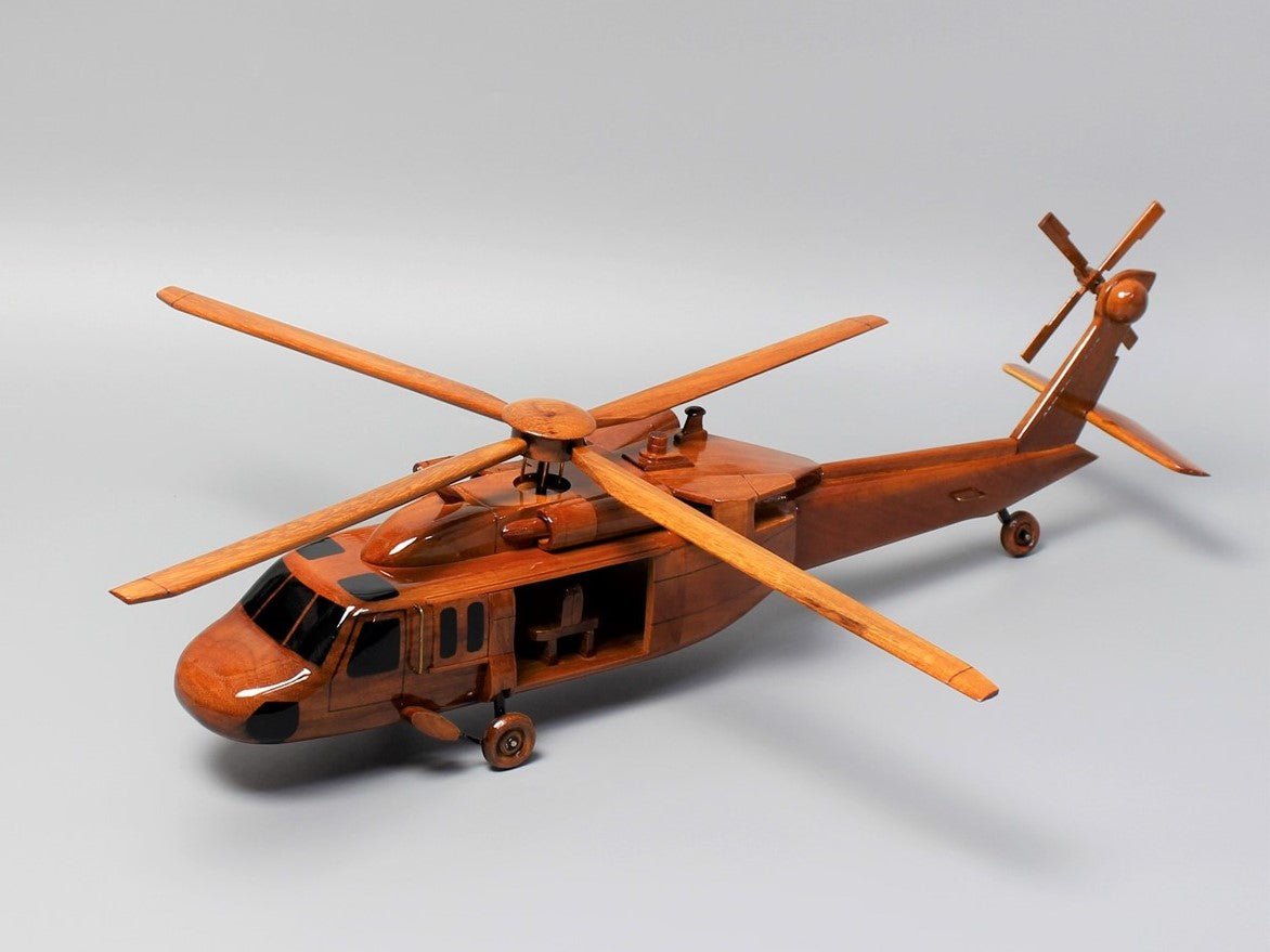 UH-60 Black Hawk helicopter wood modelVietnamwoodmodel