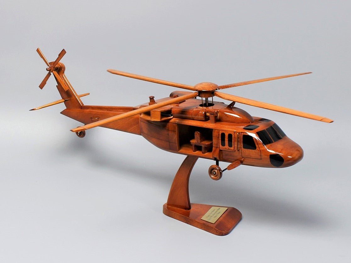 UH-60 Black Hawk helicopter wood modelVietnamwoodmodel